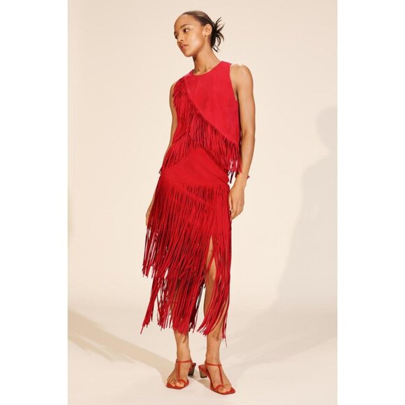 ZARA SPLIT SUEDE LIMITED EDITION SANDALS - Picture 3 of 9